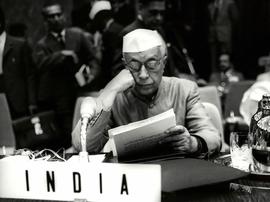 Jawaharlal Nehru, the Prime Minister of the Republic of India