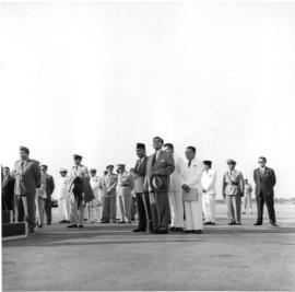 Kedatangan Presiden Sukarno dari KTT Non Blok (di Beograd) di PU Kemayoran