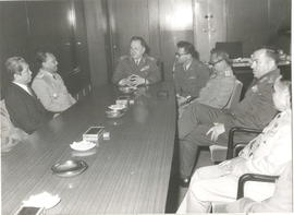 The Indonesian delegates were having a discussion with the delegates of Yugoslavia