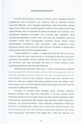 Laporan Riset Khusus Eksplorasi Pengetahuan Lokal Etnomedisin dan Tumbuhan Obat di Indonesia Berb...